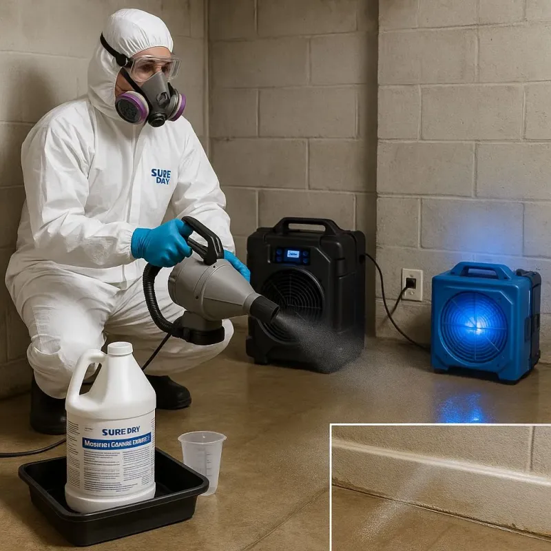 Sanitization and Odor Removal process in South Windsor, CT